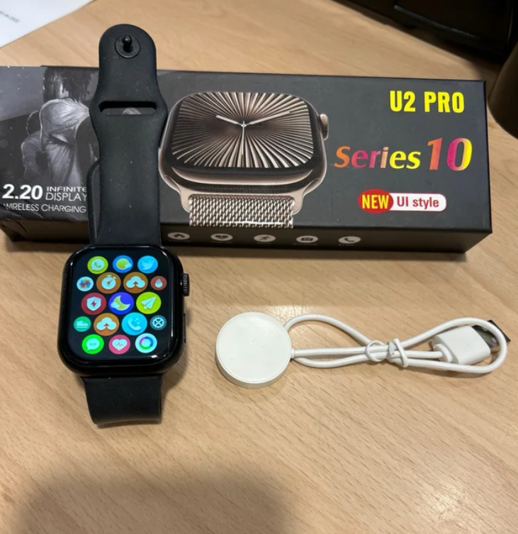 Smartwatch serie 10 con pantalla 2.2 pulgadas negro